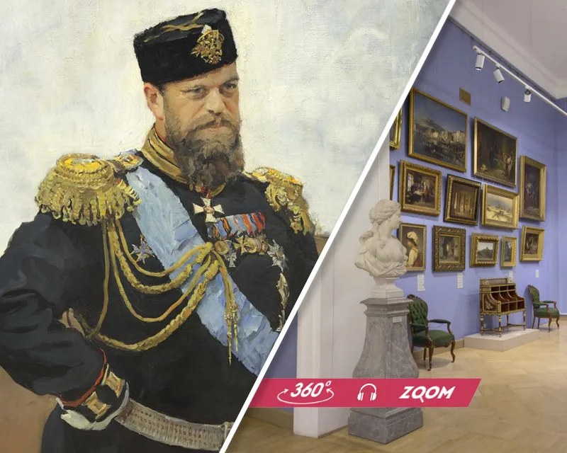 Виртуальный тур по выставке "АЛЕКСАНДР III. Император и коллекционер"